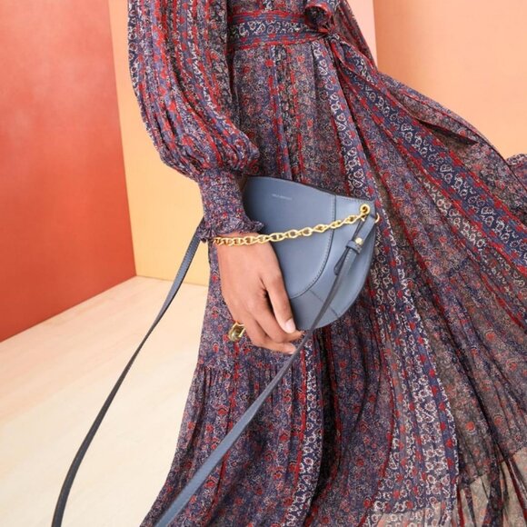 NWOT ULLA JOHNSON Xenia Dress in Twilight XS $895 - Picture 3 of 8